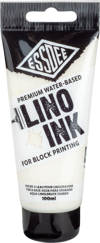Premium Block Printing Ink White 100 ml Lpi/12R100