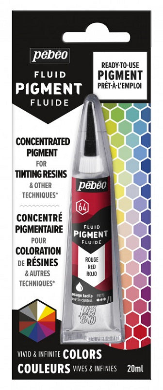 Pébéo Fluid Pigments - Red 650664