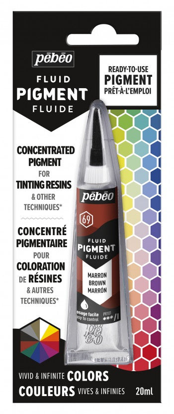 Pébéo Fluid Pigments - Brown 650669
