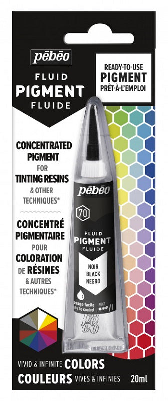 Pébéo Fluid Pigments - Black 650670
