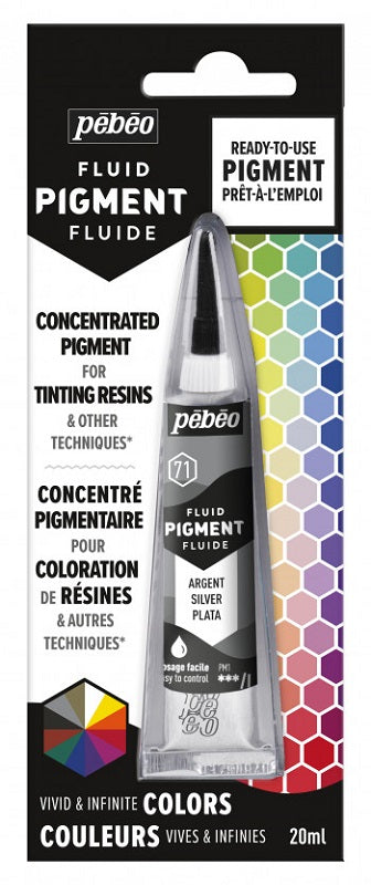 Pébéo Fluid Pigments - Silver 650671