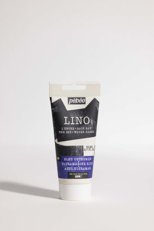 Pébéo Lino Ink 80 ml Ultramarine Blue 141506