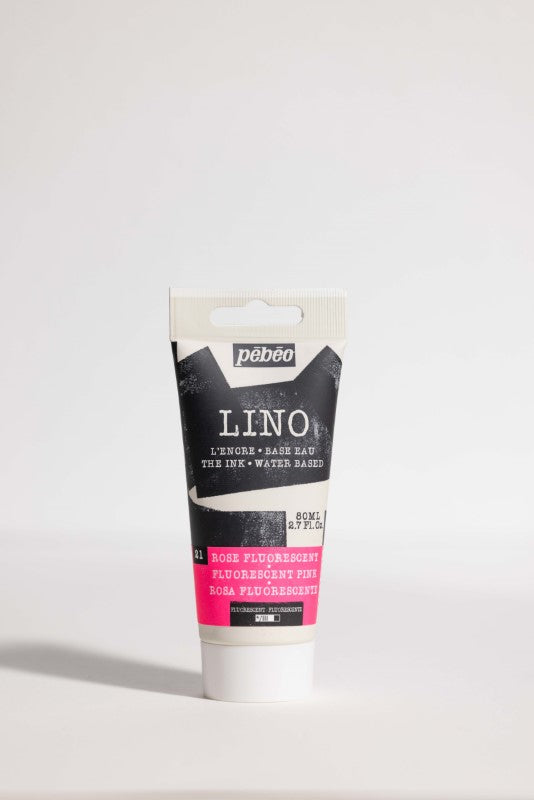 Pébéo Lino Ink 80 ml Fluorescent Pink 141521