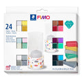 FIMO Effect Colour 24 Half Colour Blocks 8013 C24-1
