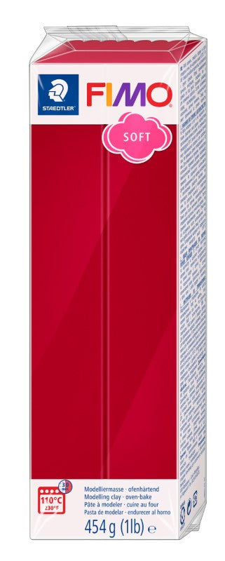 FIMO Soft 454G Cherry Red 8021-26