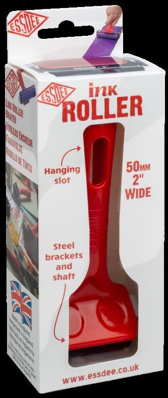 Lino Roller 50 mm / 2" Red Handle