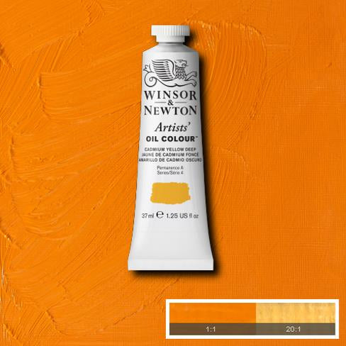 Winsor & Newton Artist Oil Colour 37 ml -Cadmium Yellow Deep 1214111