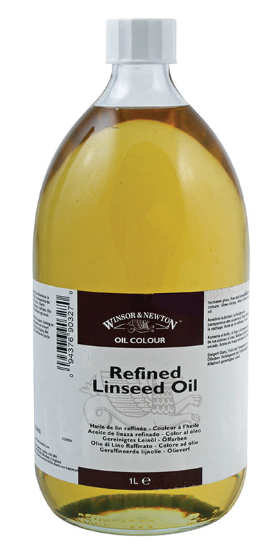 Winsor & Newton Refined Linseed Oil 1 Litre 3054956