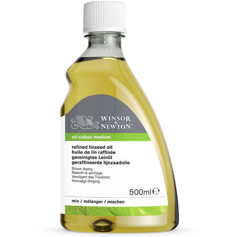 Winsor & Newton Refined Linseed Oil 500 ml 3049748