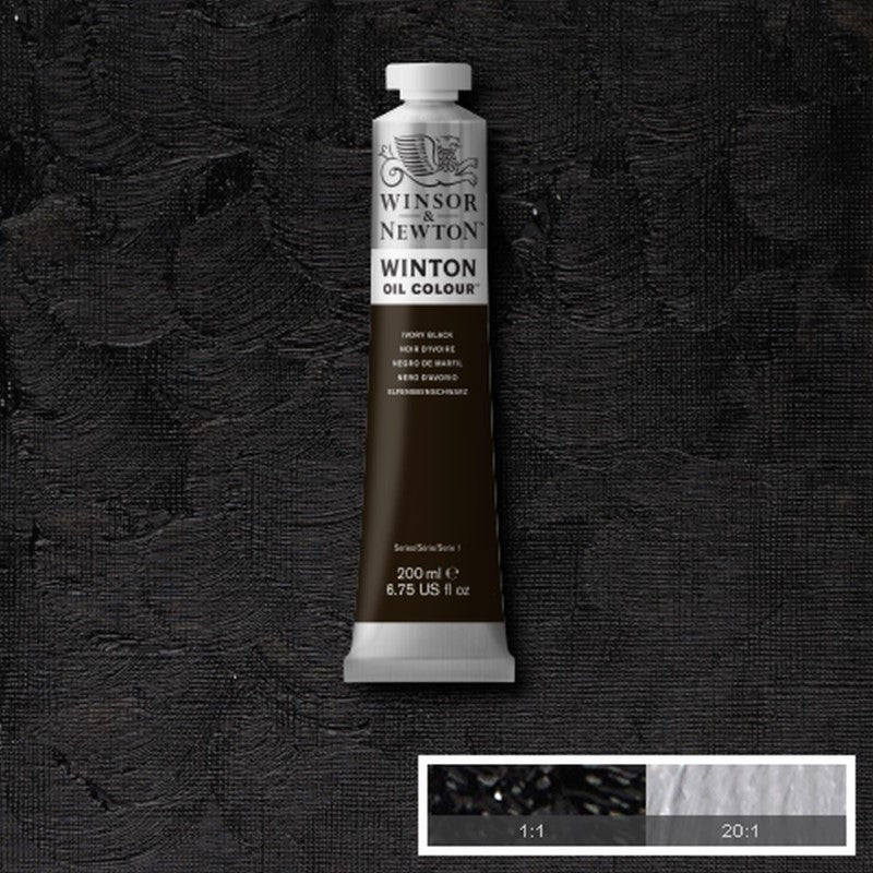 Winsor & Newton Winton 200 ml - Ivory Black 1437331