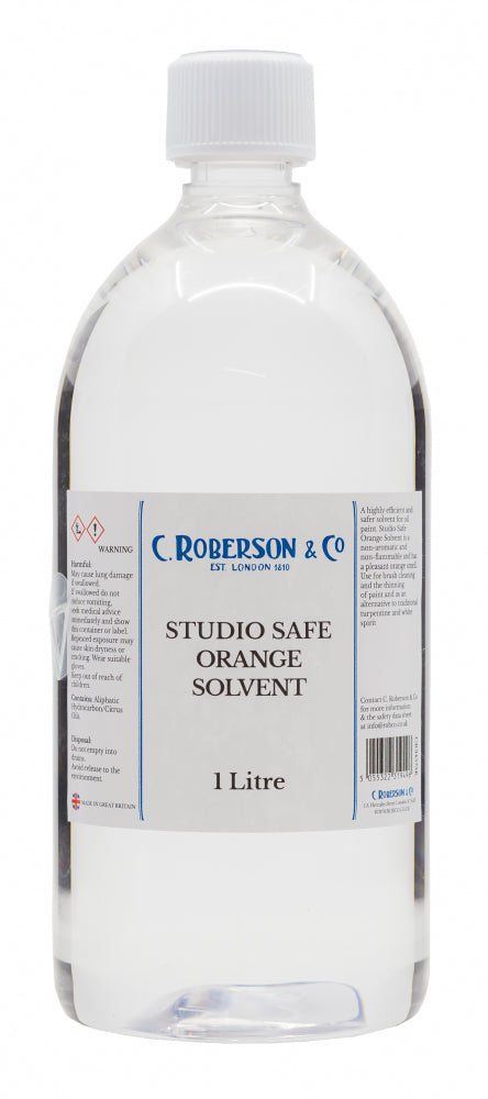 Safe Orange Solvent 1Ltr Roberson Studio Cr34575K