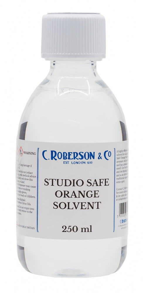 Safe Orange Solvent 250 ml Roberson Studio Cr34573H