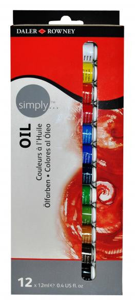 DALER-ROWNEY Simply Oil 12X12 ml Set