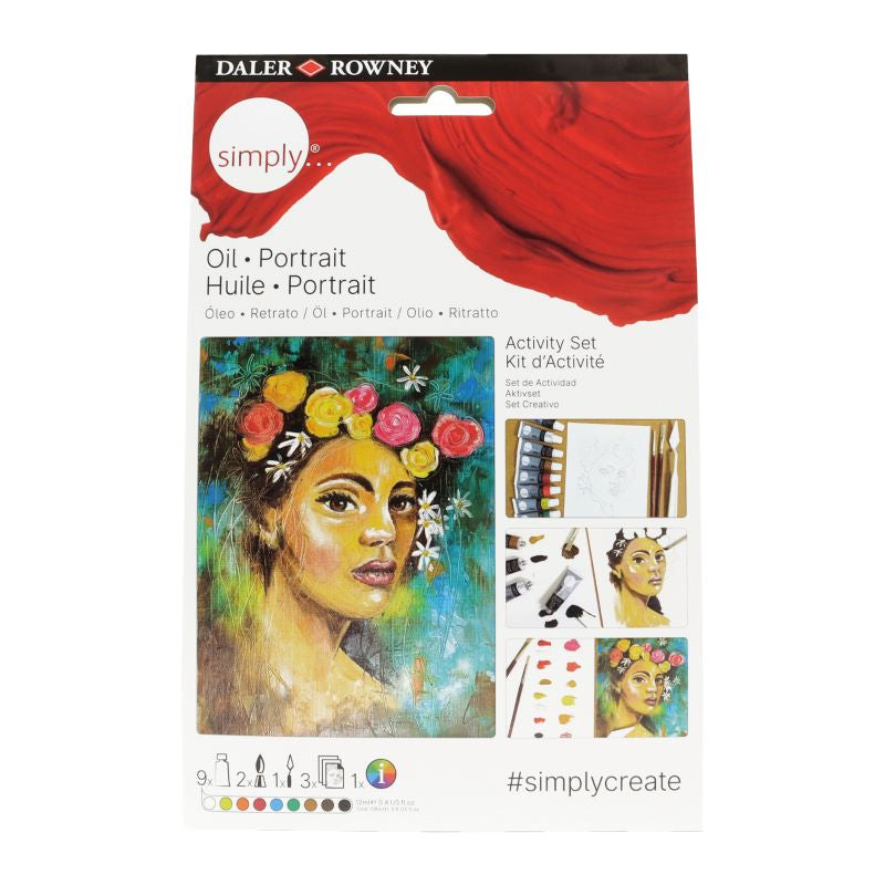 DALER-ROWNEY Simply Oil Portrait Activity Set