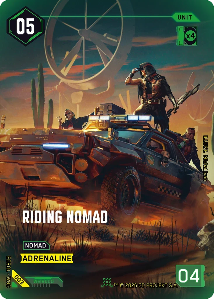 Riding Nomad — Edgerunner Open S 1 / 003 / Nova Rare