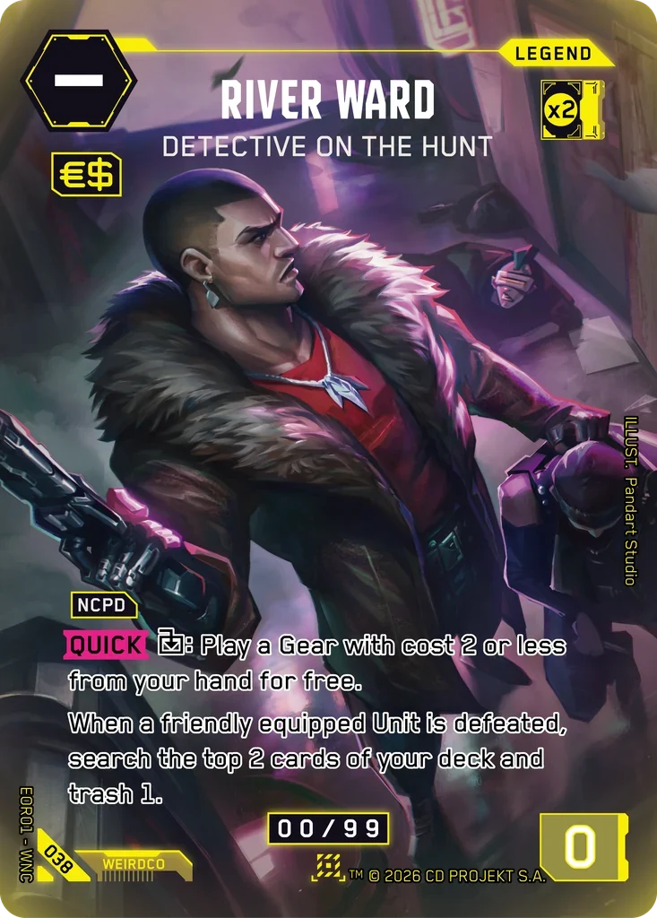 River Ward: Detective on the Hunt — Edgerunner Open S 1 / 038 / Nova Rare