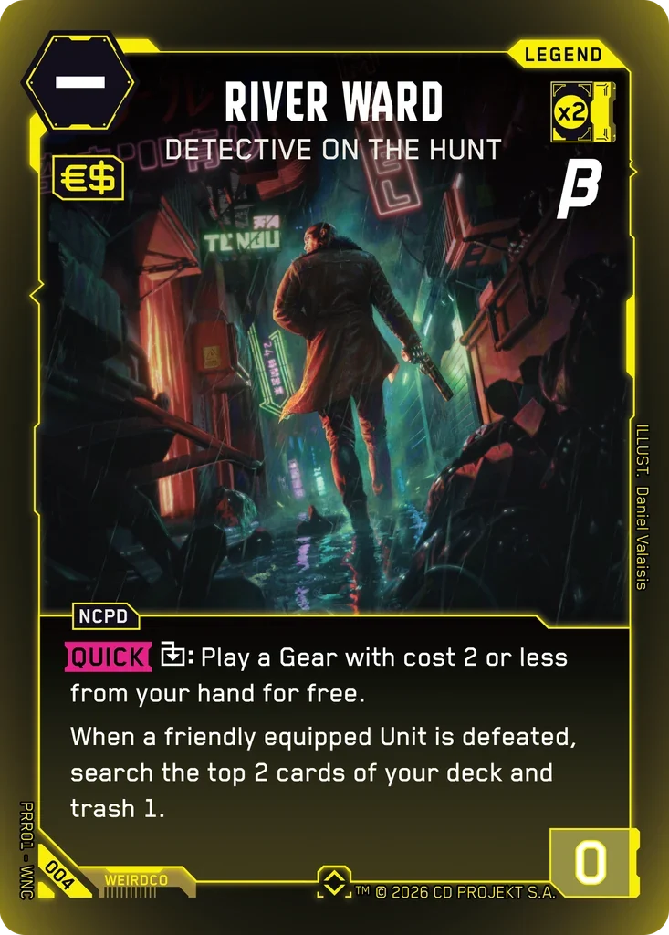 River Ward: Detective on the Hunt — Pre-Release Beta / 004 / Rare