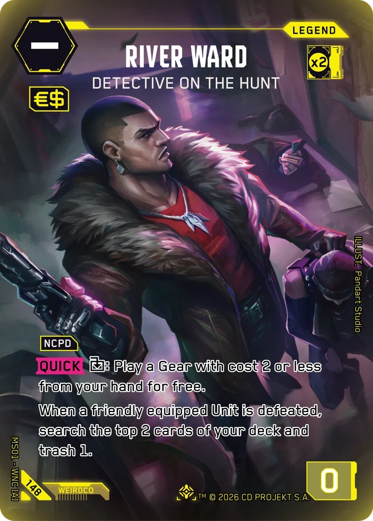 River Ward: Detective on the Hunt — Welcome to Night City — Retail / 148 / Iconic Legend