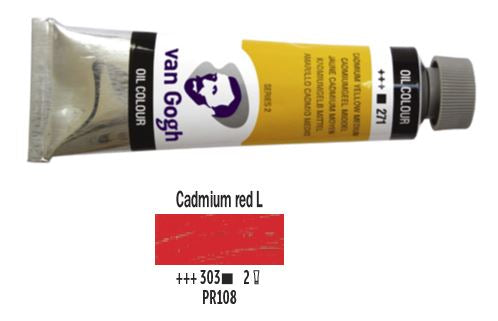 Cadmium Red Light Van Gogh Oil 40 ml