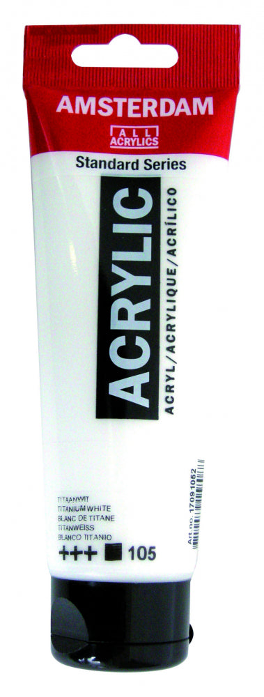Zinc White 120 ml 104 Amsterdam Standard Acrylic