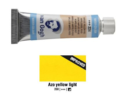 Azo Yellow Light Van Gogh Watercolour 10 ml