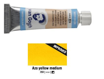 Azo Yellow Medium Van Gogh Watercolour 10 ml