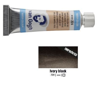 Ivory Black Van Gogh Watercolour 10 ml