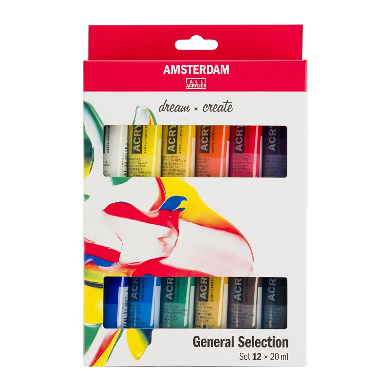 Royal Talens Amsterdam Acrylic 12 Set 12 X 20 ml 17820412
