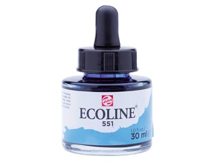 Ecoline 551 Sky Blue Lt 30 ml With Pipette 11255511