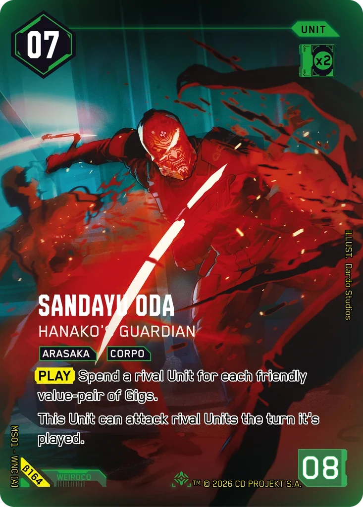 Sandayu Oda: Hanako's Guardian — Welcome to Night City — Beta / β164 / Iconic Other