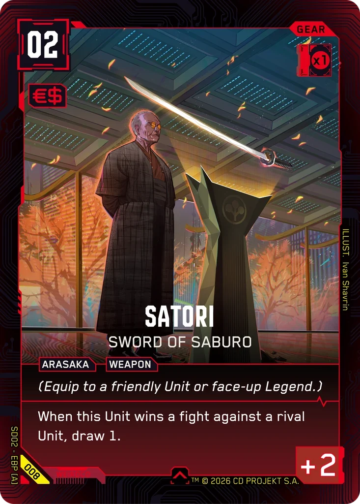 Satori: Sword of Saburo — Embracing Power — Retail Starter Deck / 008 / Uncommon