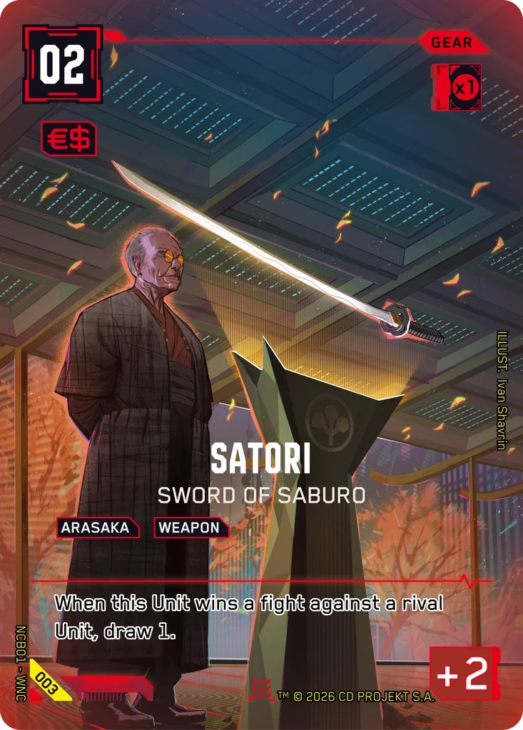 Satori: Sword of Saburo — Night City Brawl S 1 / 003 / Nova Rare