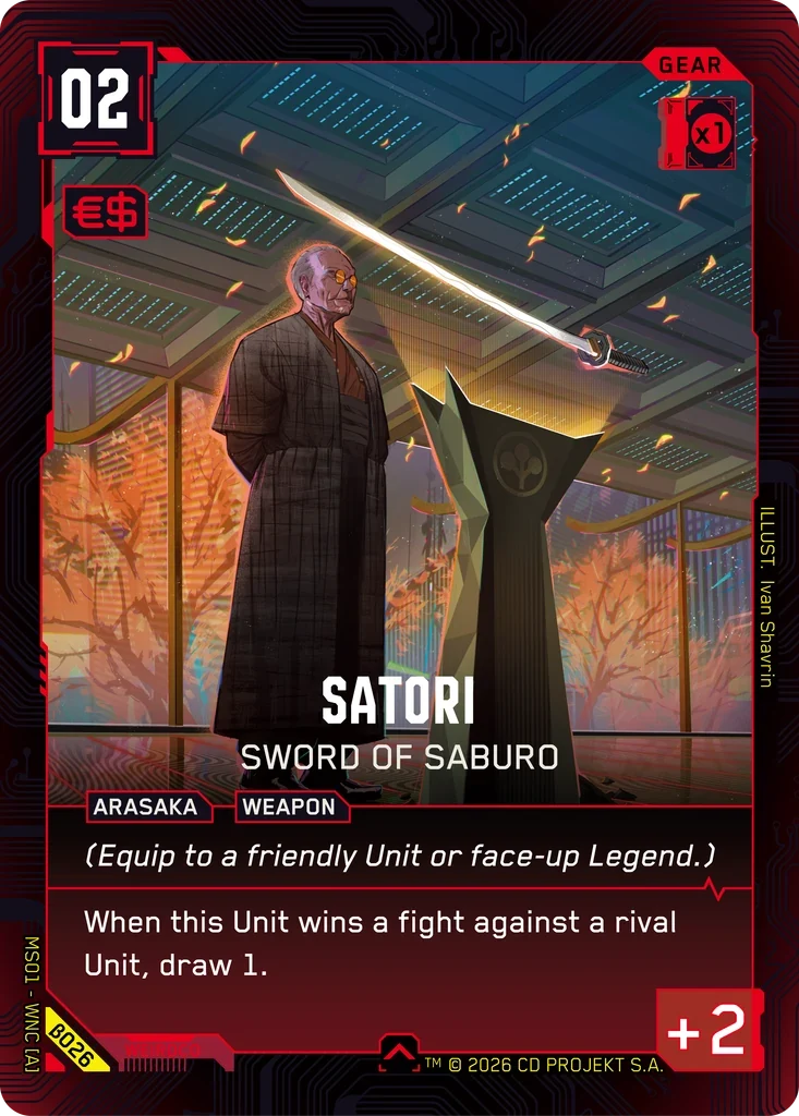 Satori: Sword of Saburo — Welcome to Night City — Beta / β026 / Uncommon
