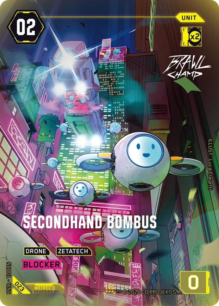 Secondhand Bombus — Night City Brawl S 1 / 023 / Nova Rare