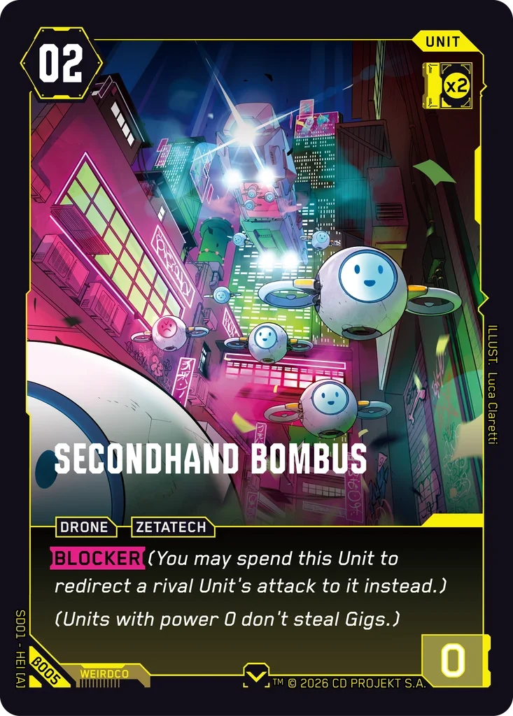 Secondhand Bombus — The Heist — Beta Starter Deck / β005 / Common