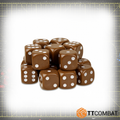 Brown D6 Dice (20)