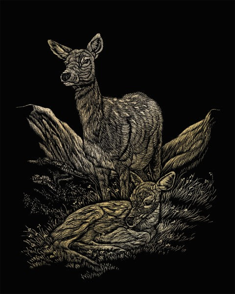 Royal & Langnickel Deer Scraperfoil Gold Golf15