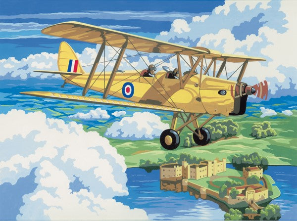 Royal & Langnickel Nostalgic Plane Large Paint By Numbers Pal4