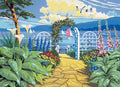 Royal & Langnickel Garden Overlooking Sea Large Paint By Numbers Pal9