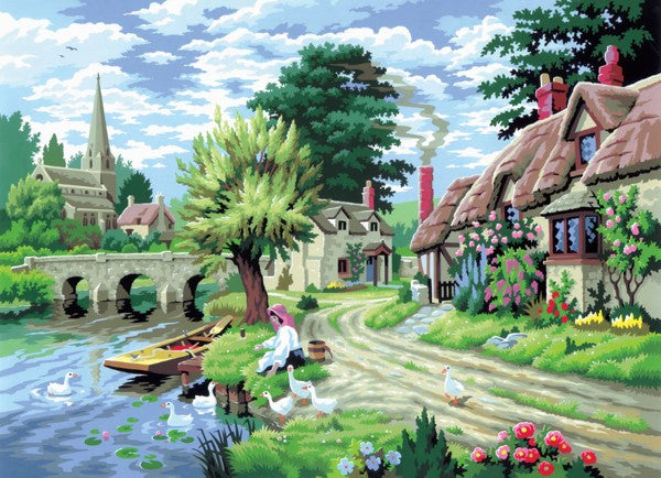 Royal & Langnickel Duck Feeding Large Paint By Numbers Pal11