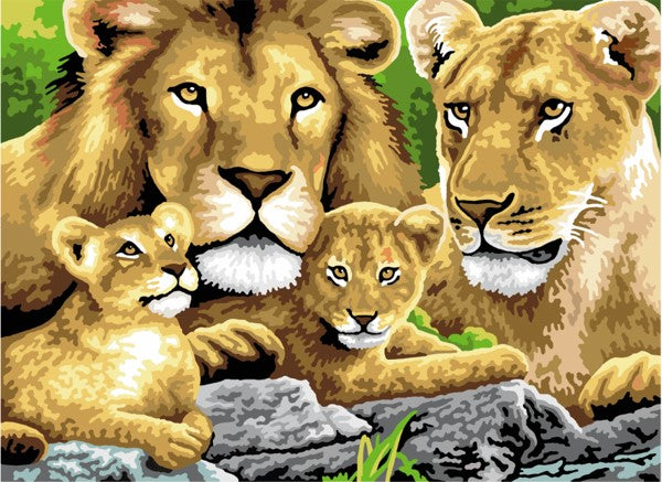 Royal & Langnickel Pride Of Lions Junior Paint By Numbers Pjl4