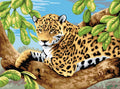Royal & Langnickel Leopard In Tree Junior Paint By Numbers Pjl11