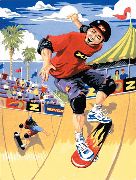 Royal & Langnickel Skateboarder Small Junior Paint By Numbers Pjs22