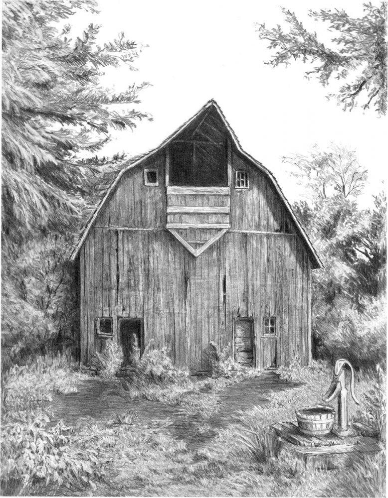 R&L Sketching Made Easy - Old Country Barn Skbn1