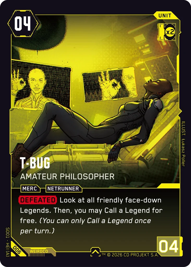 T-Bug: Amateur Philosopher — The Heist — Retail Starter Deck / 006 / Uncommon