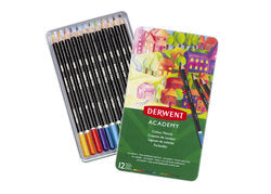 Academy Colour Pencils 12 Tin 2301937