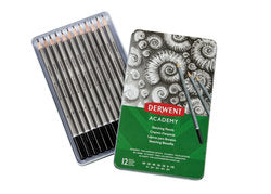 Academy Sketching Pencils 12 Tin (6B->5H) 2301946