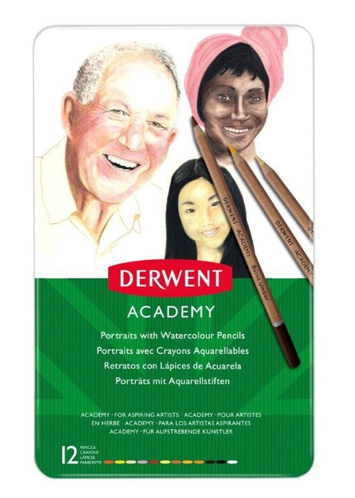 Academy Watercolour-Portrait Tin Of 12 Pencils 2300386