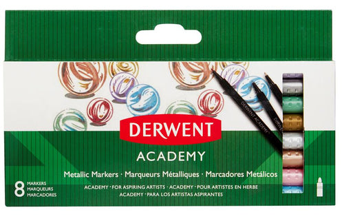 Academy Metallic Markers 8Ct 98212