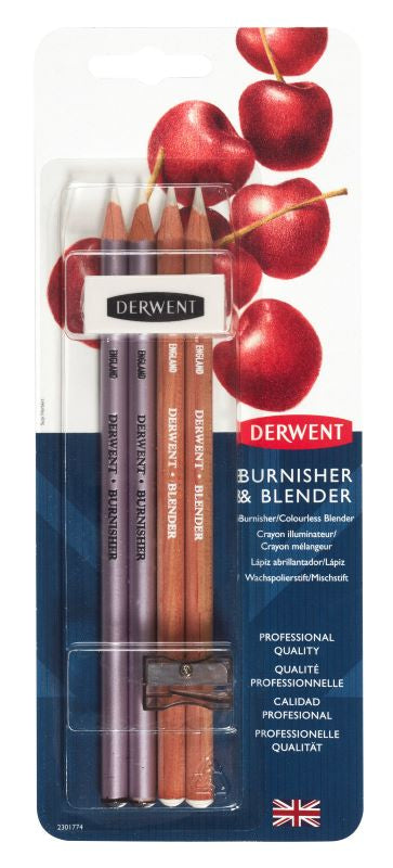 Derwent Blender & Burnisher Pencil Blister 2301774